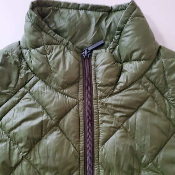 Rainforest Green Women's Polyester Thermoluxe Sz Small Puffer Jacket - Picture 3 of 9